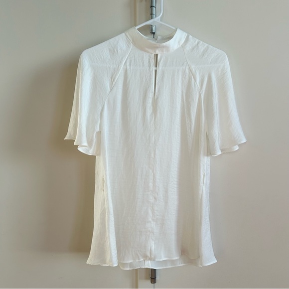 Keyhole silk blouse - Picture 3 of 4